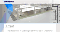Desktop Screenshot of lohmann.eng.br